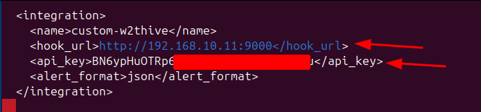 Configure Wazuh Integration